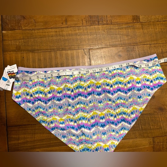 Time and Tru Wave Print Bikini Bottom - Picture 8 of 10